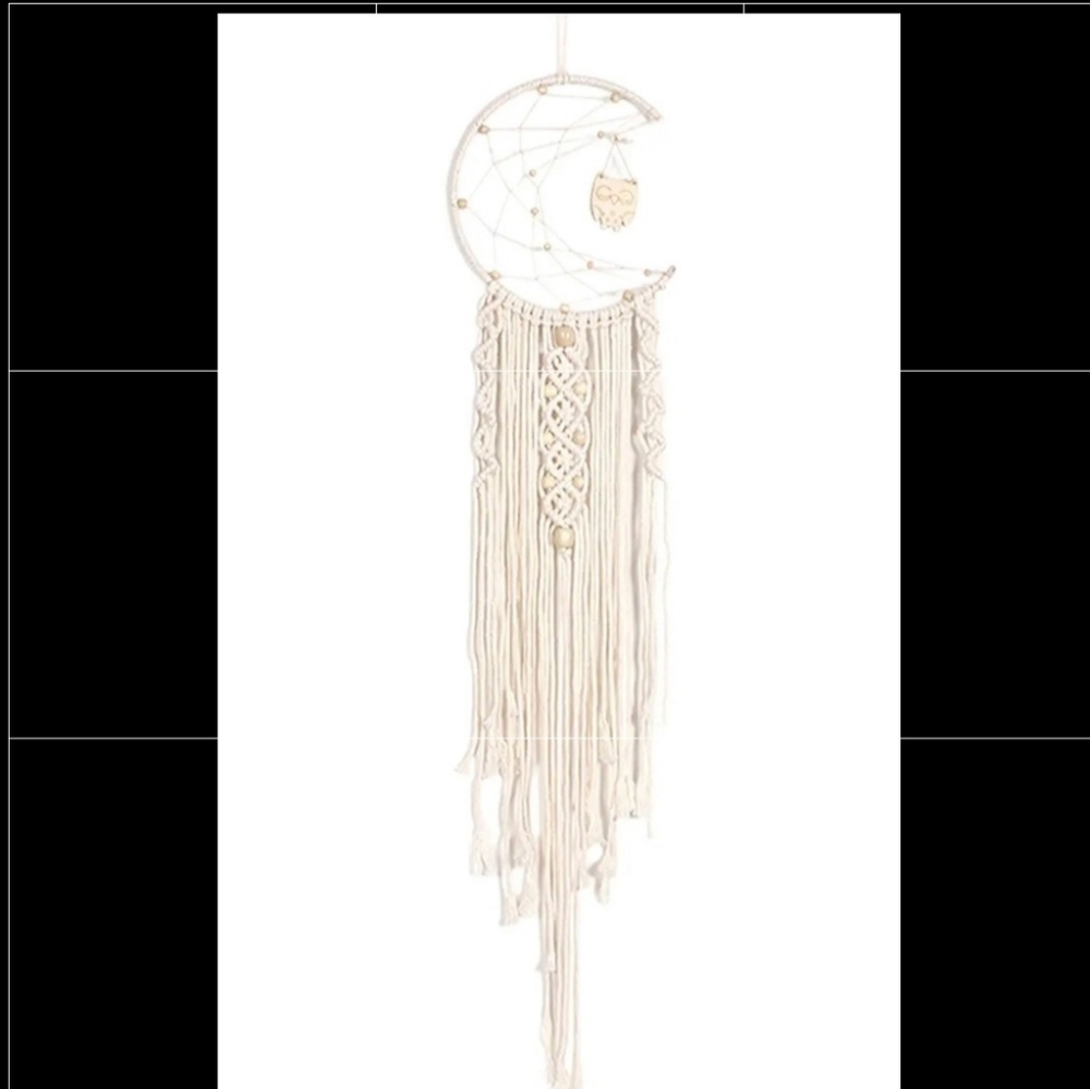 Moon DreamCatcher Wall Decor Handmade Wall Decor